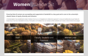 Women at VU website graphic